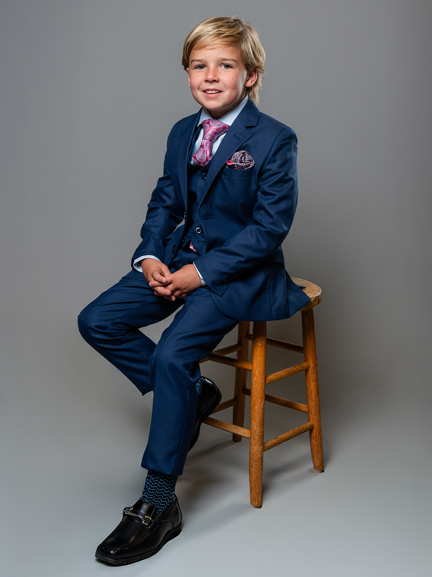 dress shoes with blue suit The Black Tux Light Suit Jacket In Blue | Size: 44
