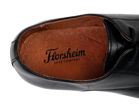 Image of Florsheim 31379 Young Men's Dress Shoe- Cap Toe Oxford- Smooth - Black