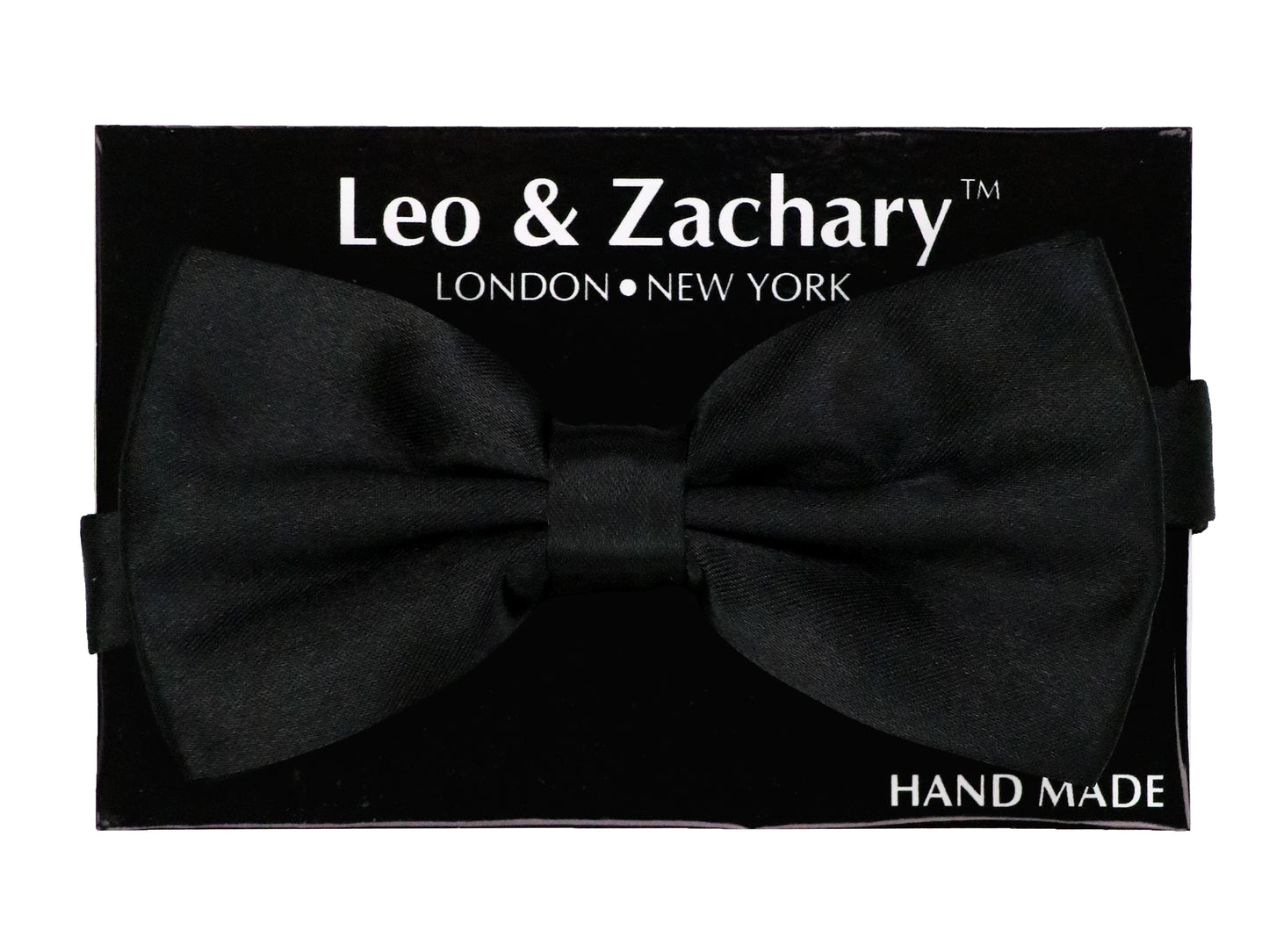 Leo & Zachary 32206 - Young Men's Bow Tie - Banded - Black