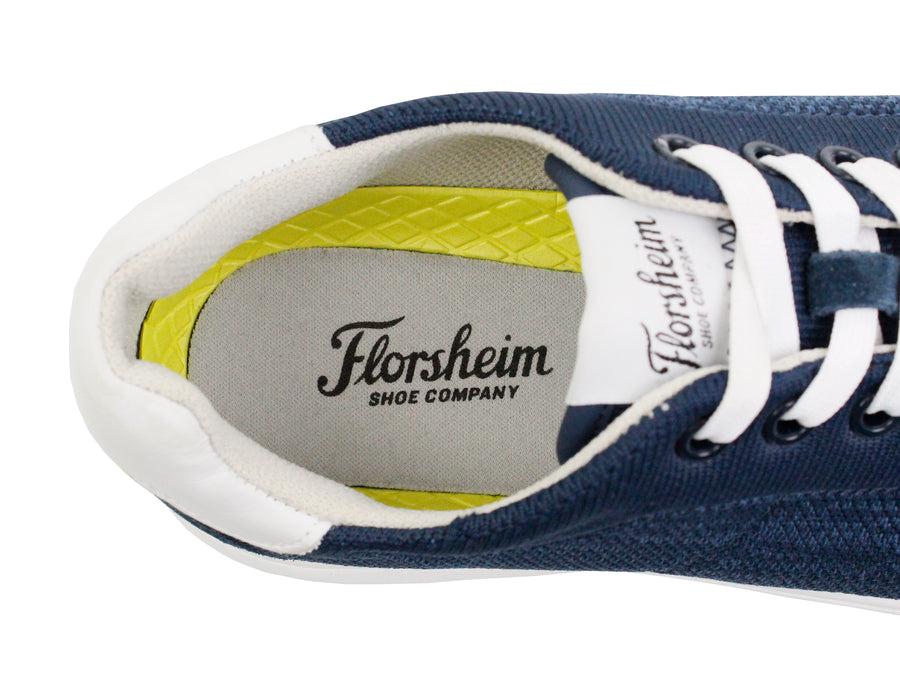 Florsheim 33567 - Young Men's Shoe - Knit Lace to Toe Sneaker - Navy