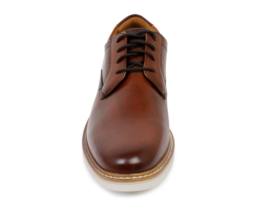Florsheim 35302 Young Men's Shoe - Plain Toe Oxford - Cognac