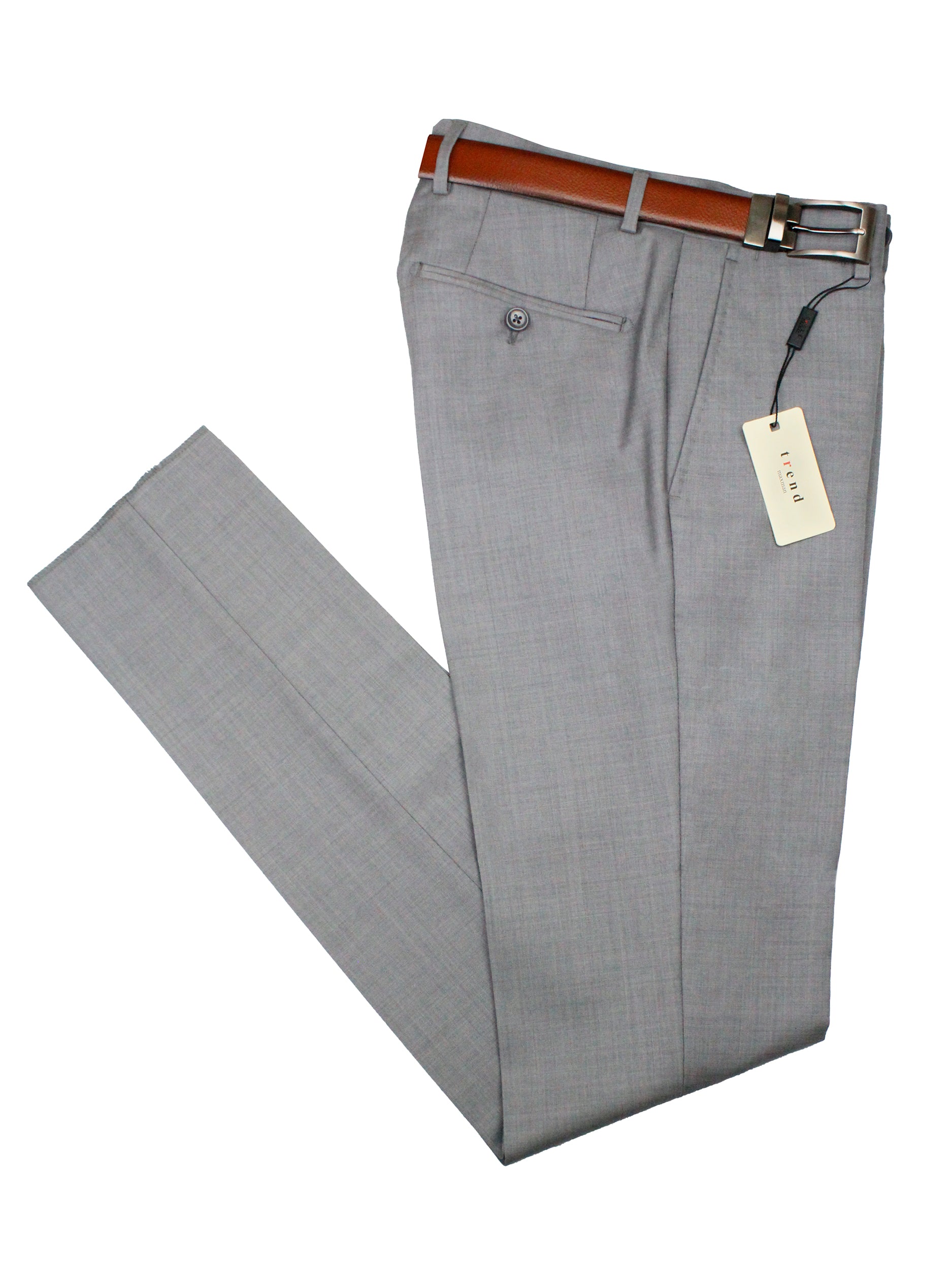 Trend by Maxman 35773P Young Men's Dress Pants - Light Heather Grey 30W / Heather Trend by Maxman 35773P Young Men's Dress Pants - Light Heather Grey 30W / Heather