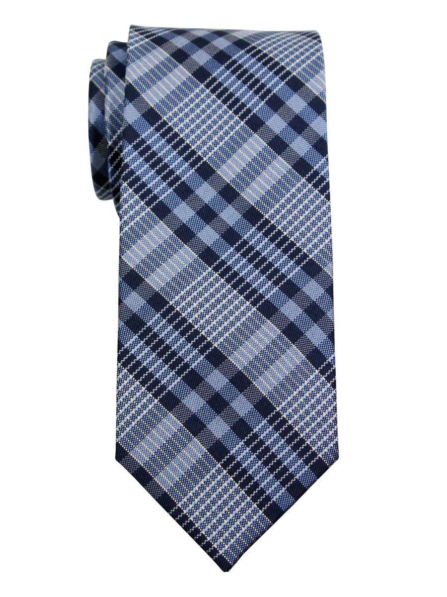 Enrico Sarchi 35996 Boy's Tie - Plaid - Navy/Blue
