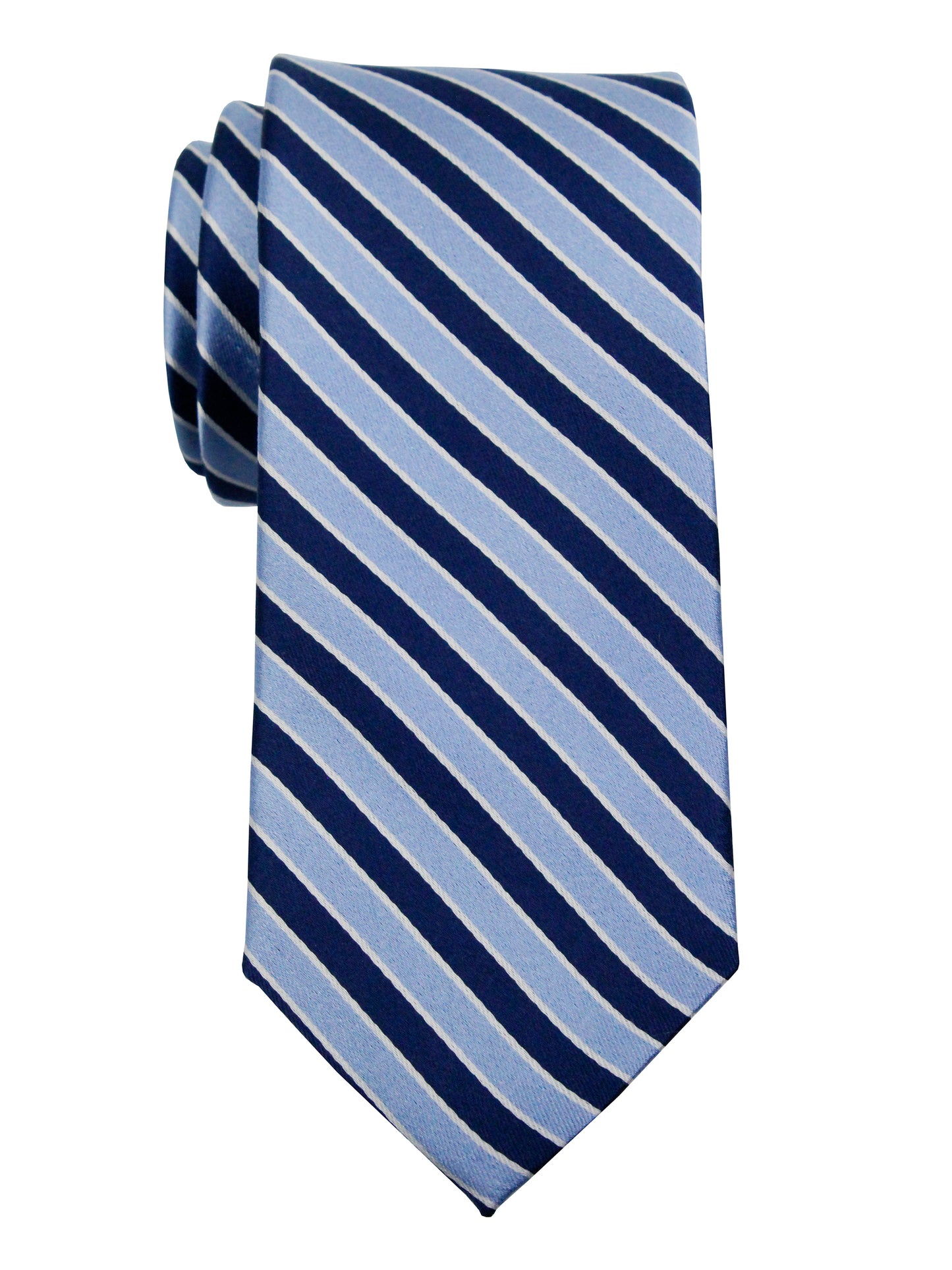 Enrico Sarchi 36001 Boy's Tie - Stripe - Navy/Blue