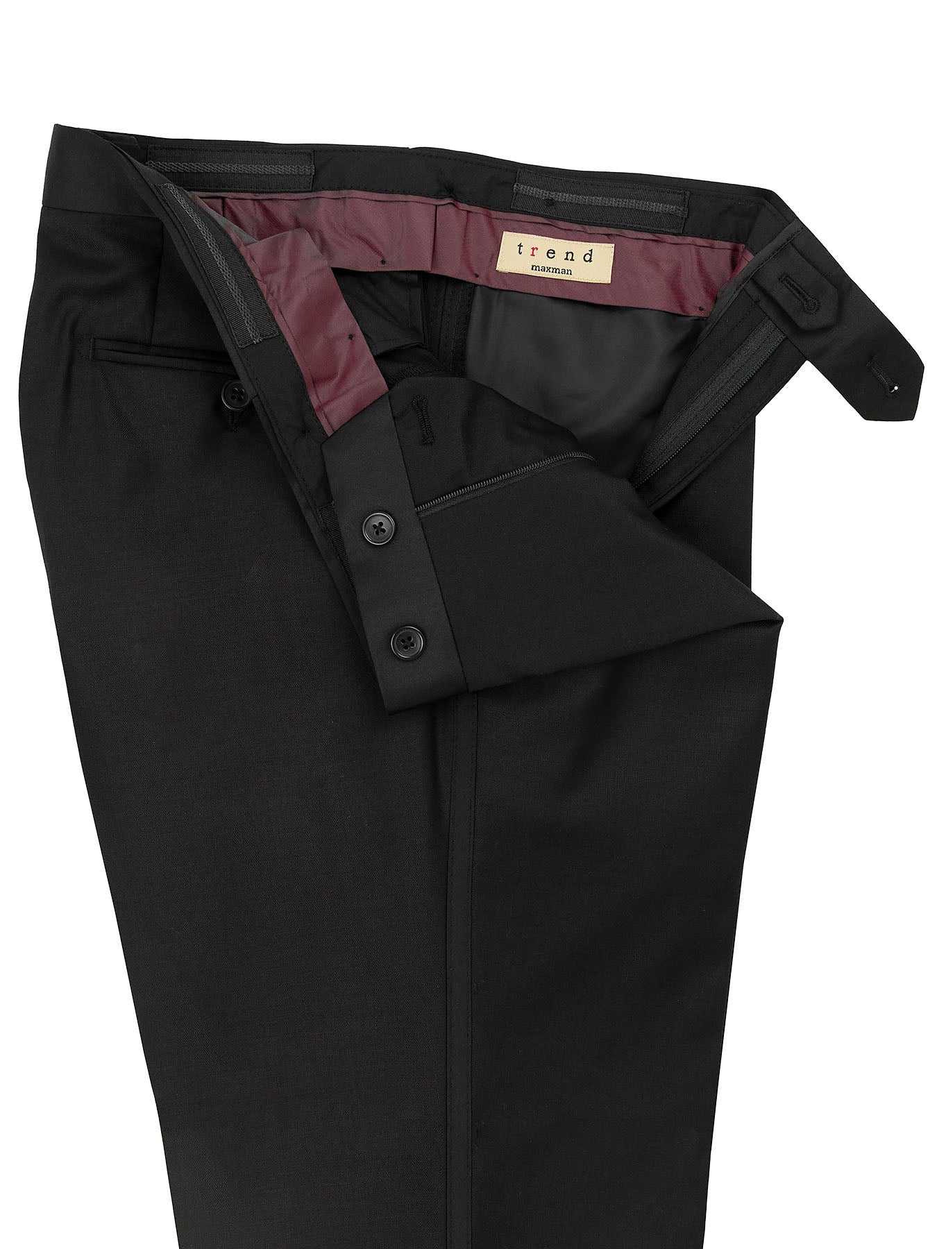 Trend by Maxman 36276 Young Men's Tuxedo - Slim Fit - Solid - Black