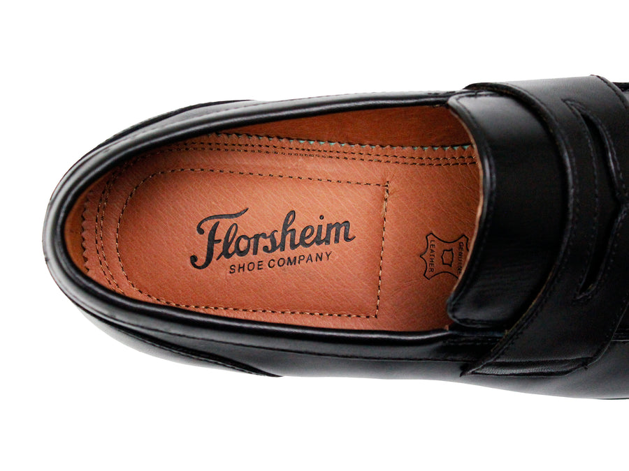 Florsheim 36742 Young Men's Dress Shoe - Moc Toe Penny - Black