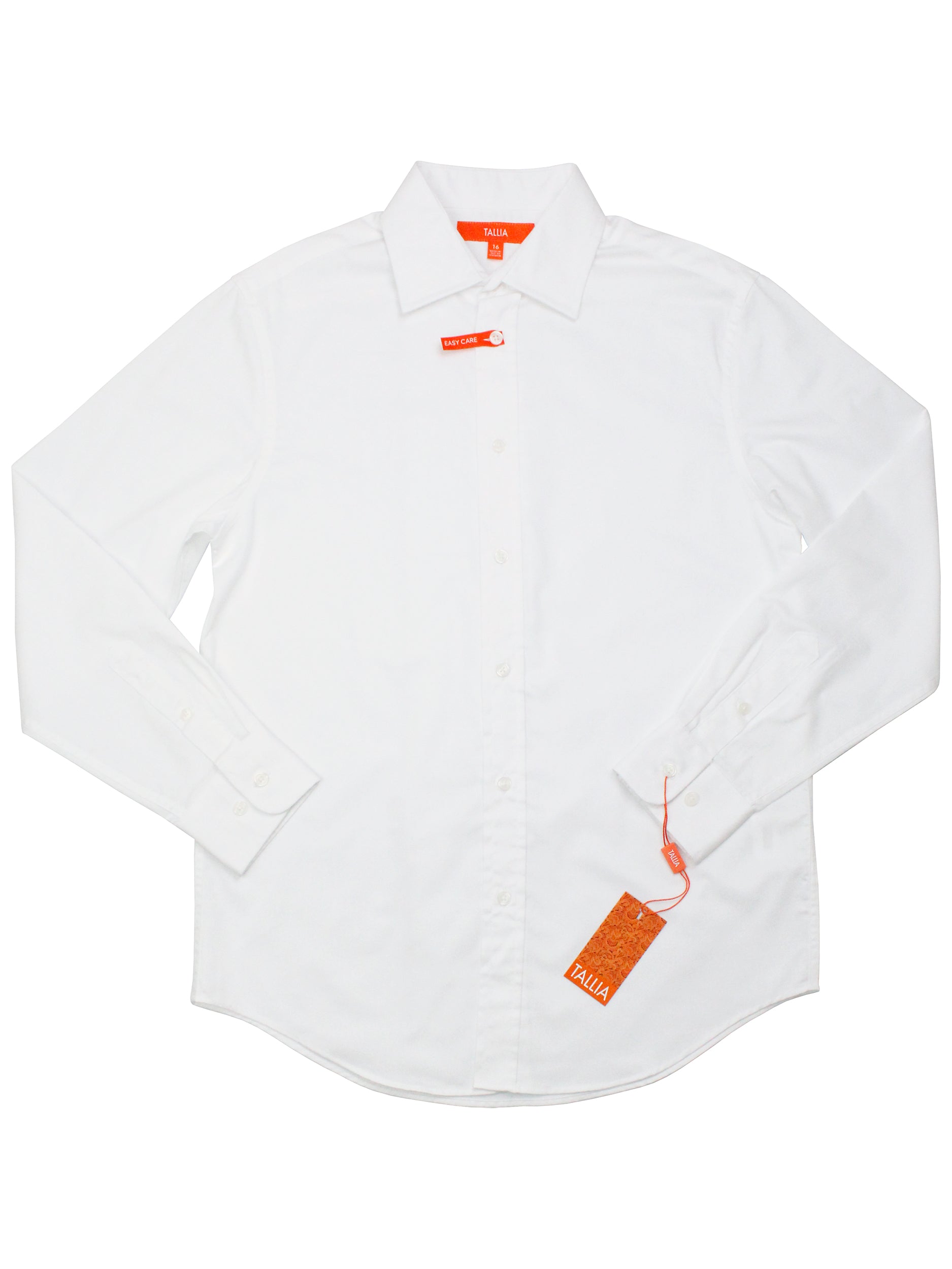 Tallia 36910 Boy's Dress Shirt - Solid Broadcloth - White – Heritage House 