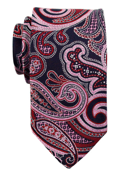 Dion 37029 Boy's Tie - Neat - Navy/Sky main image 0