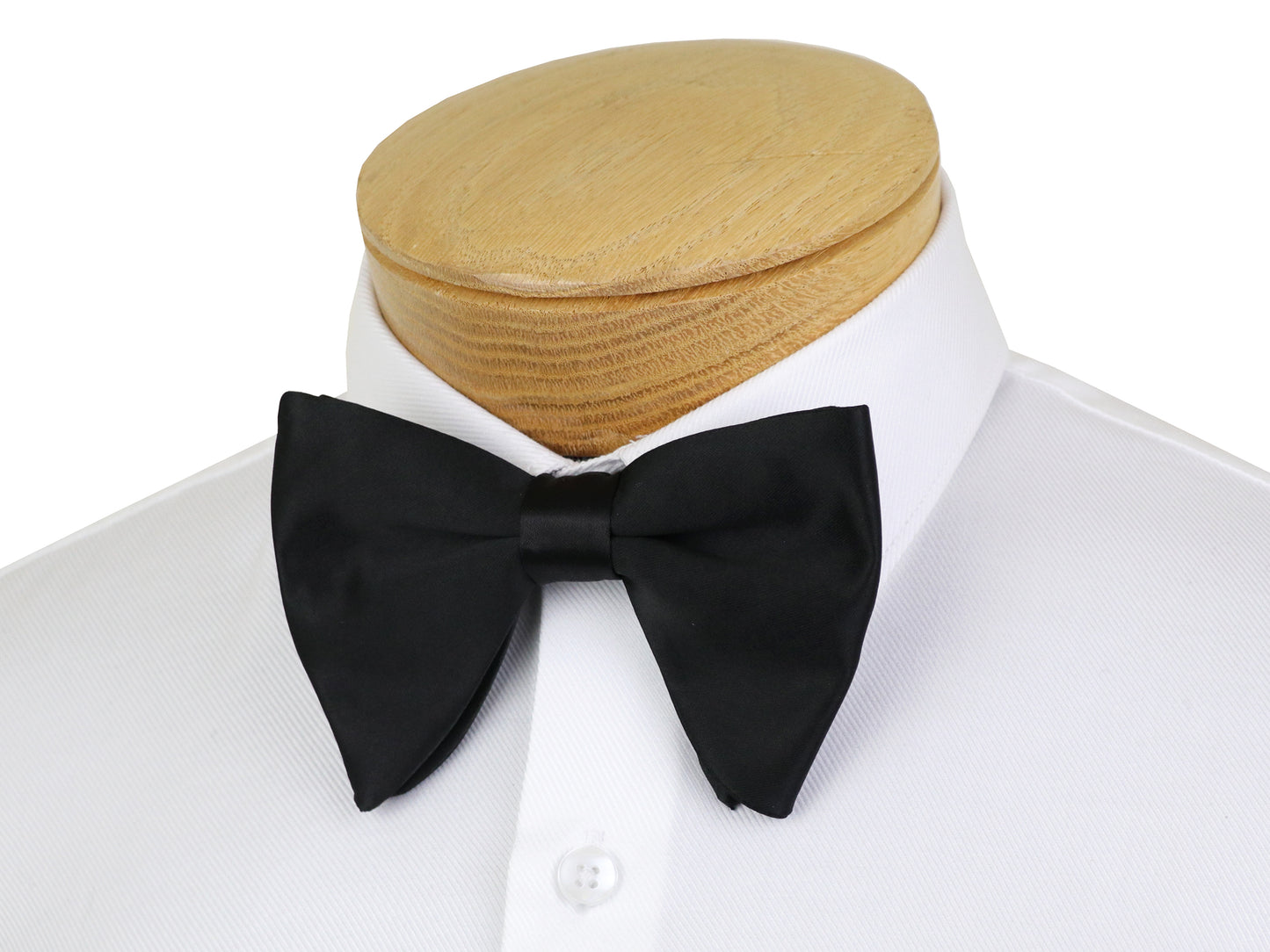 Heritage House 37076 Young Men's Bow Tie - Solid - Black