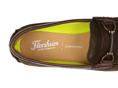 Image of Florsheim 37165 Young Men's Dress Shoes - Motor Bit Driver - Brown