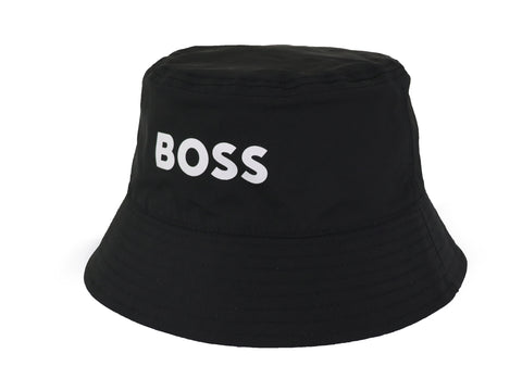 Image of Boss 37227 Boy's Reversible Bucket Hat - Black