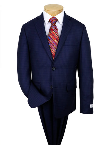 Image of Jared Elliot 37444 Boy's Suit - Check - Navy