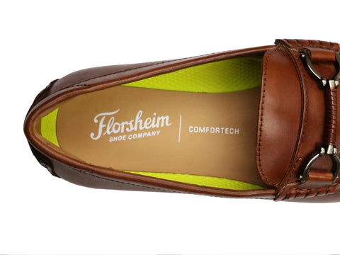 Image of Florsheim 37577 Young Men's Shoes - Motor Bit Driver - Cognac