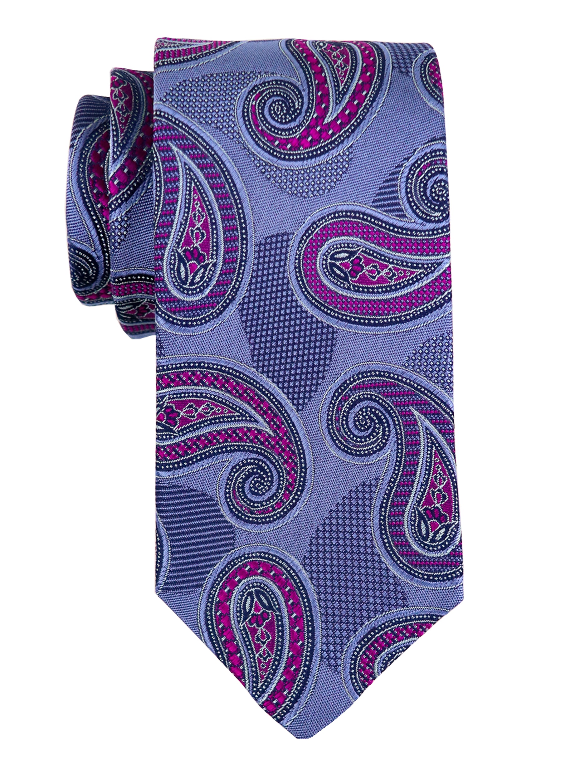 Dion 39437 Boy's Tie - Medallion - Olive/Navy