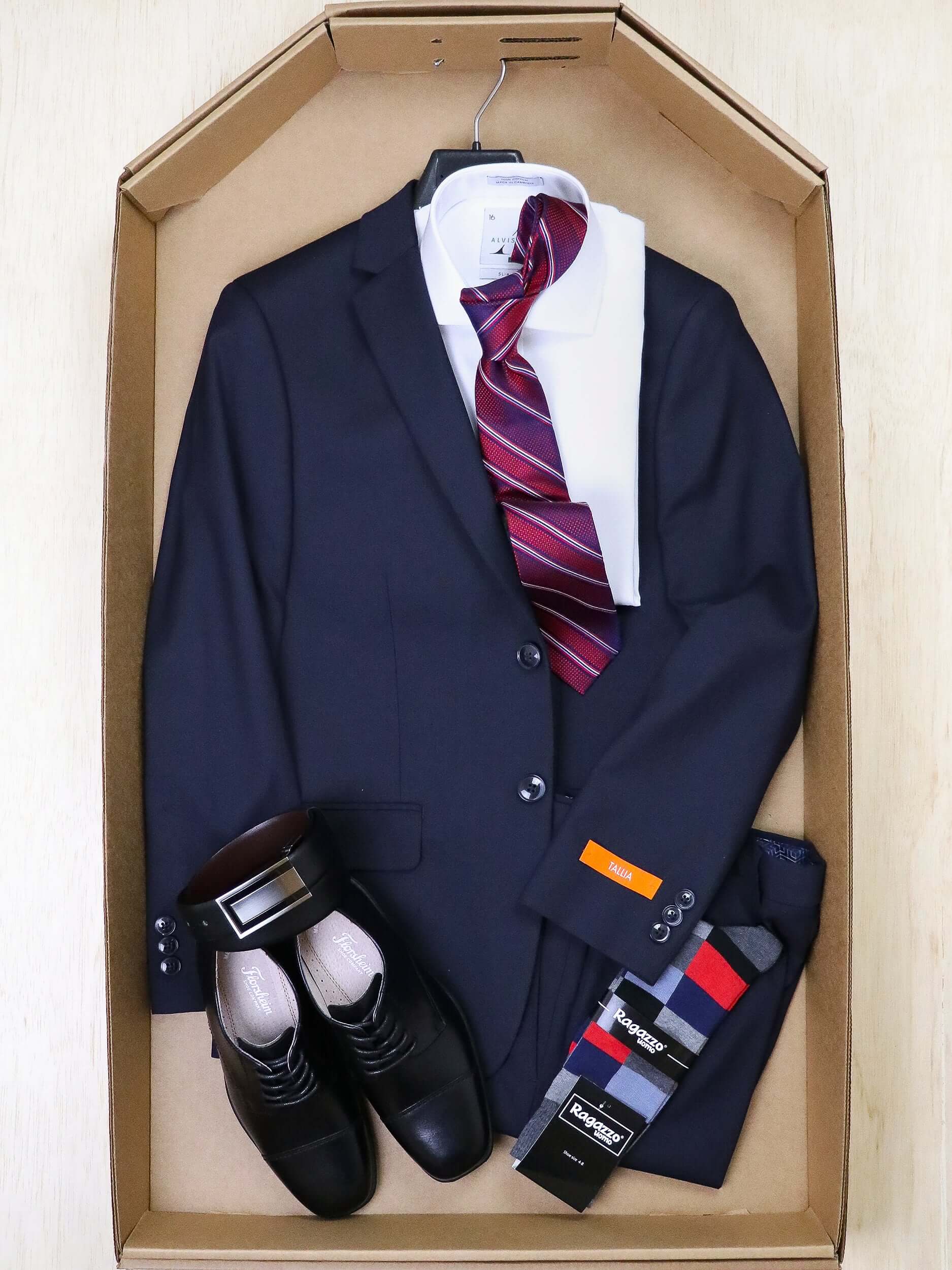 Complete Boy's Suit Outfit 37750 - Navy 18 REG Complete Boy's Suit Outfit 37750 - Navy 18 REG