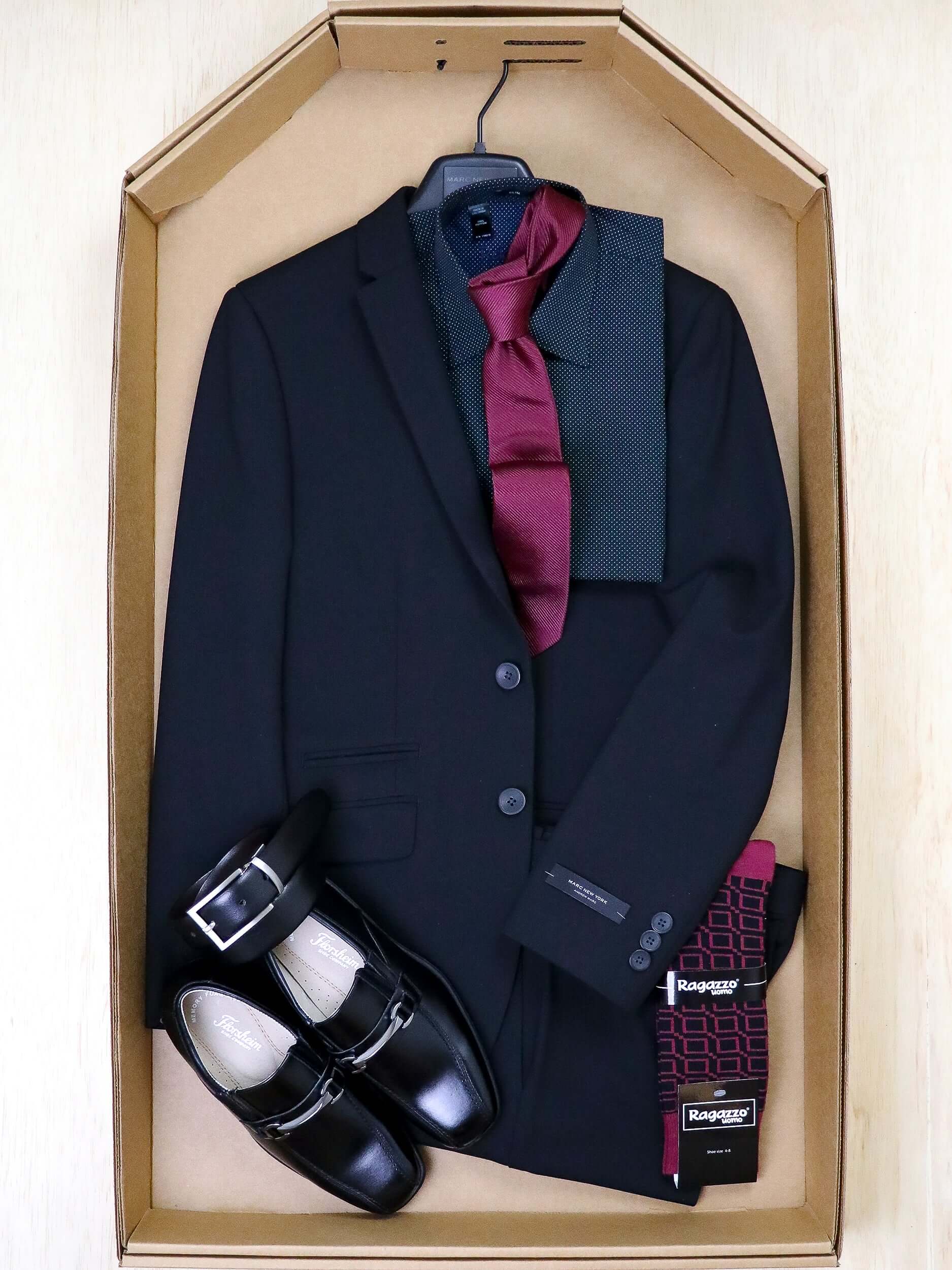 Complete Boy's Suit Outfit 37757 - Black – Heritage House Complete Boy's Suit Outfit 37757 - Black – Heritage House