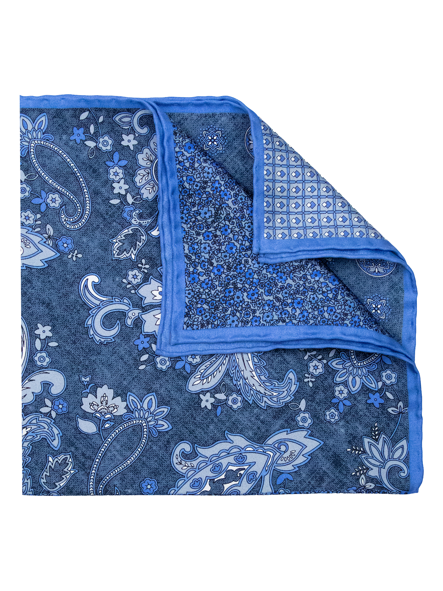 Heritage House 38272 Pocket Square - 4-in-1 - Powder/Navy