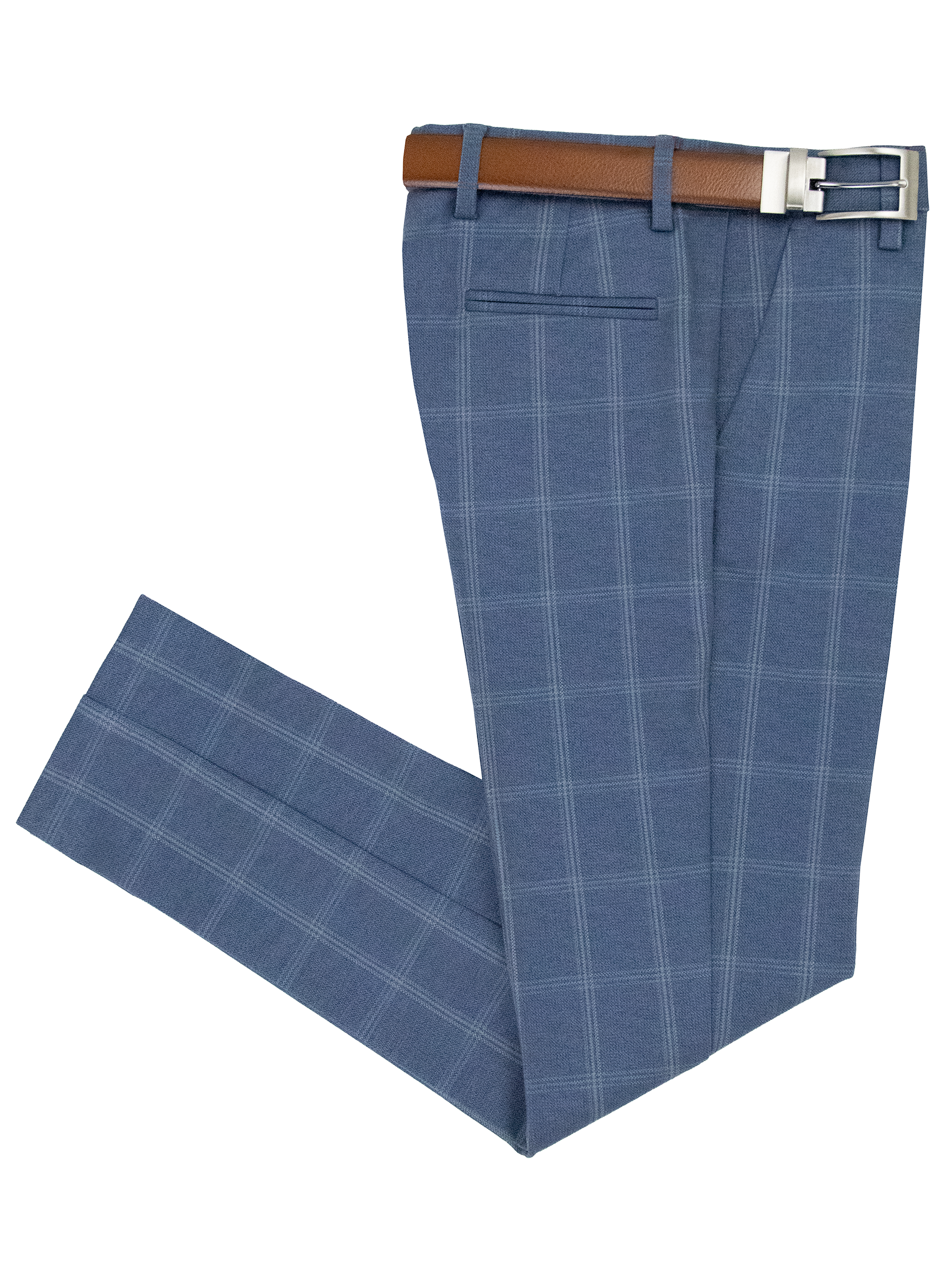Leo & Zachary 38708P Boys' Dress Pants - Windowpane