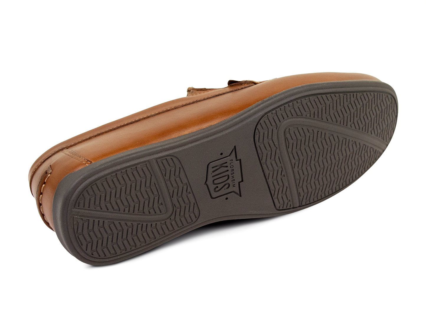 Florsheim 39578 Boys' Penny Drivers - Jasper Jr. - Saddle Tan