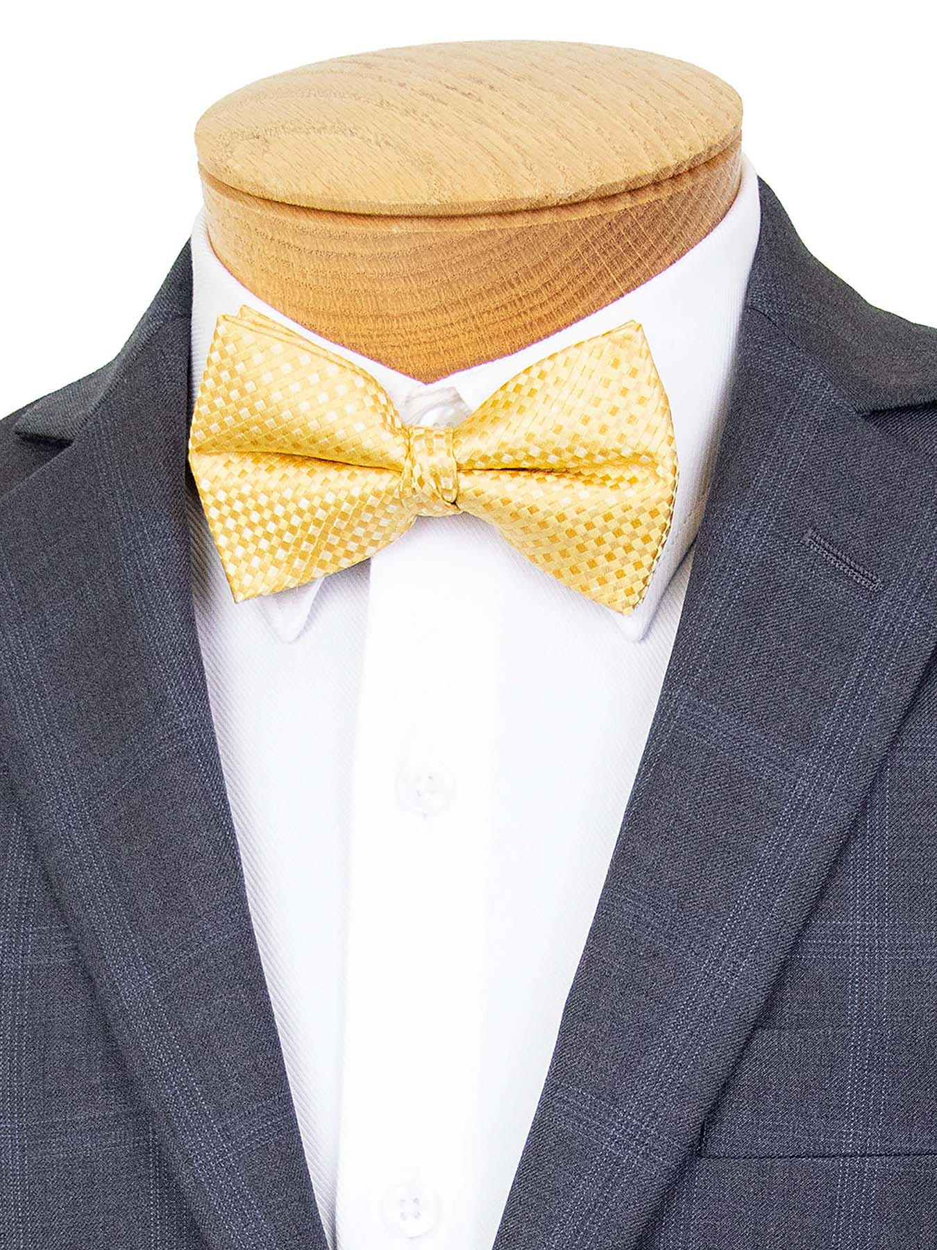 Tallia 39896 Bow Tie - Tonal Check - Yellow – Heritage House - The