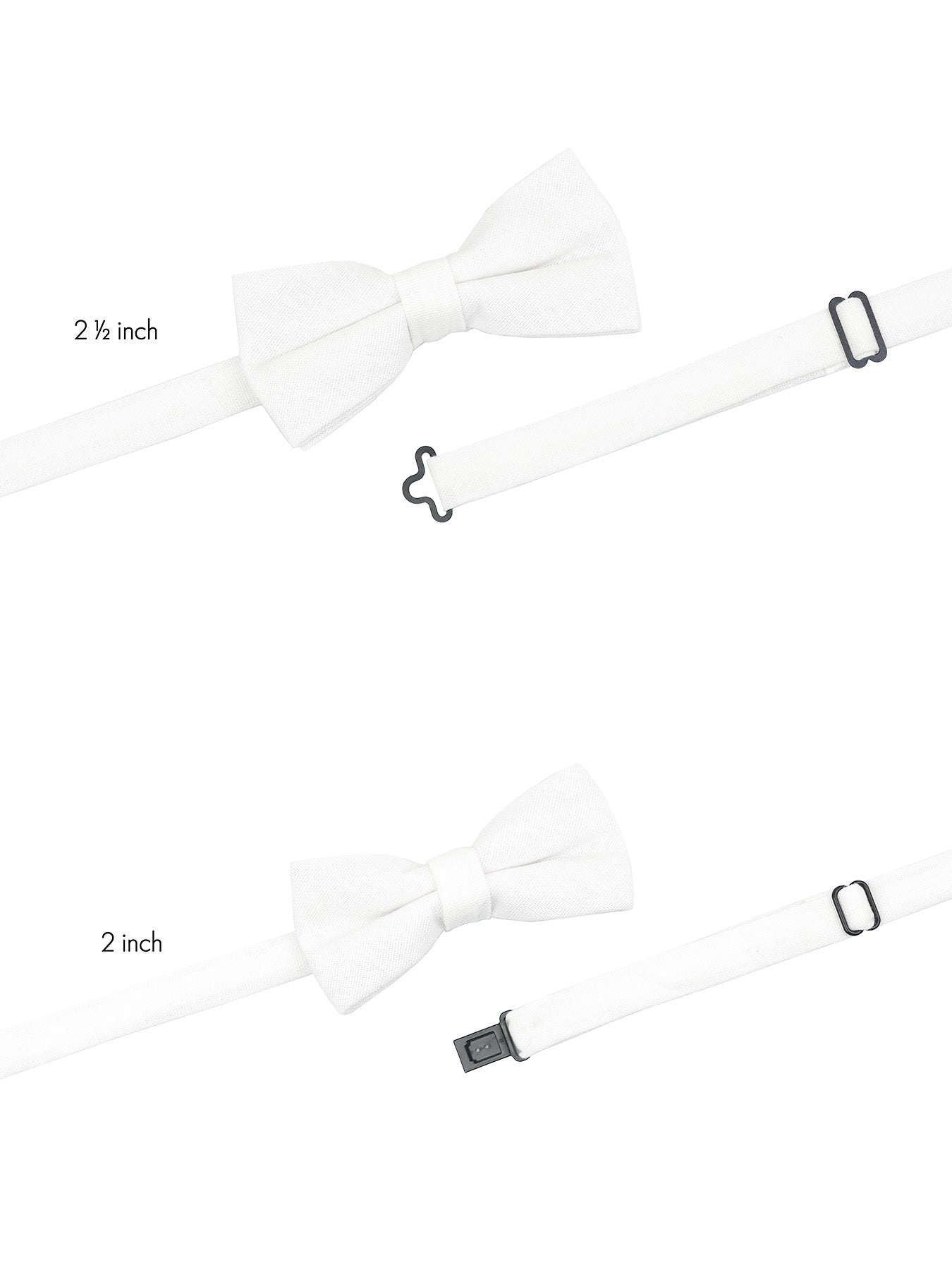 Heritage House 40153 Bow Tie - Linen - White