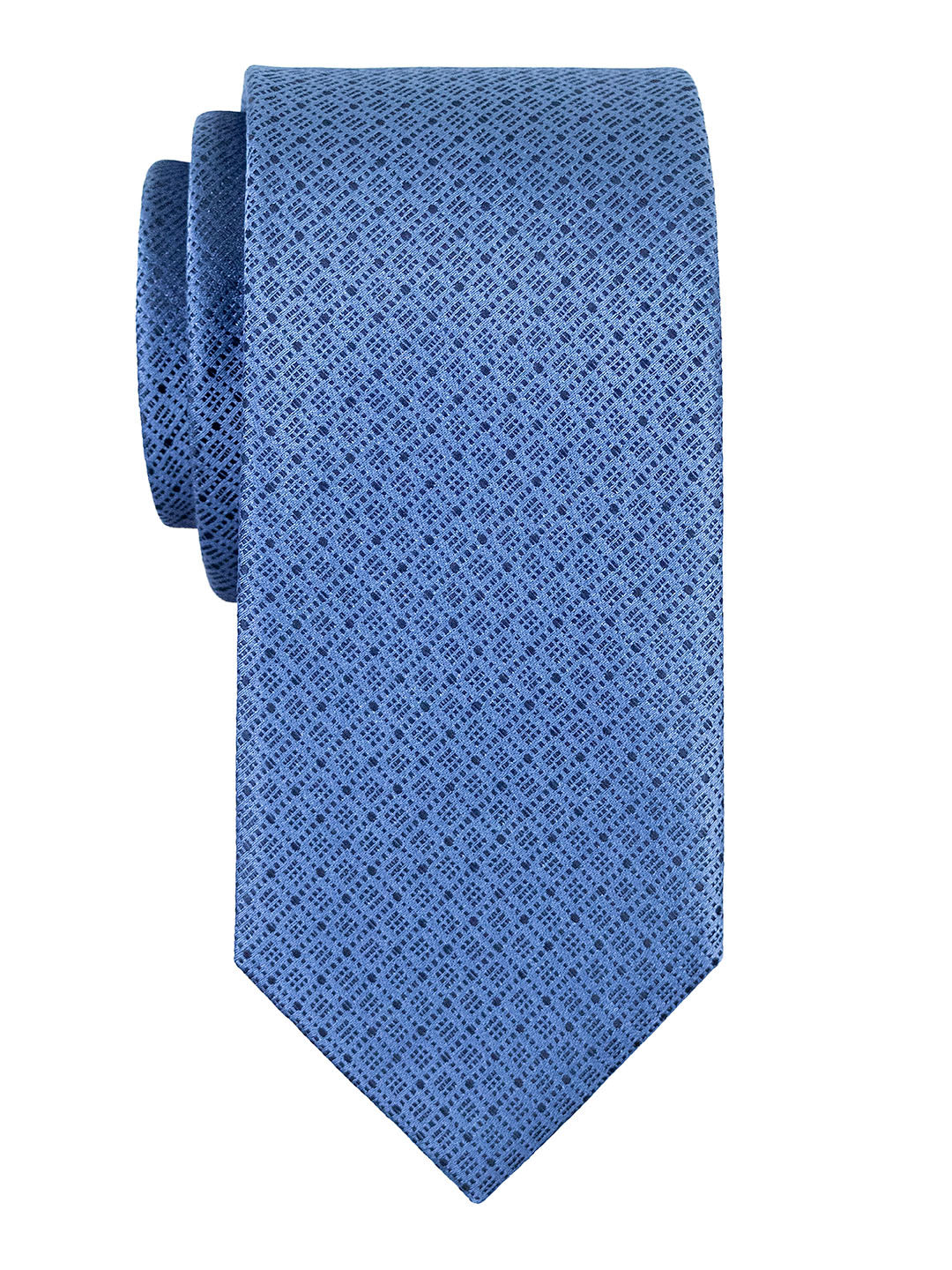 T.O. 41278 Boy's Tie - Mini Grid - Blue/Navy