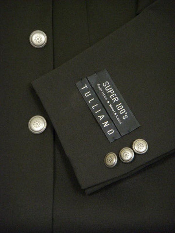Image of Tulliano 1088 Boy's Blazer - Solid Gab - Black