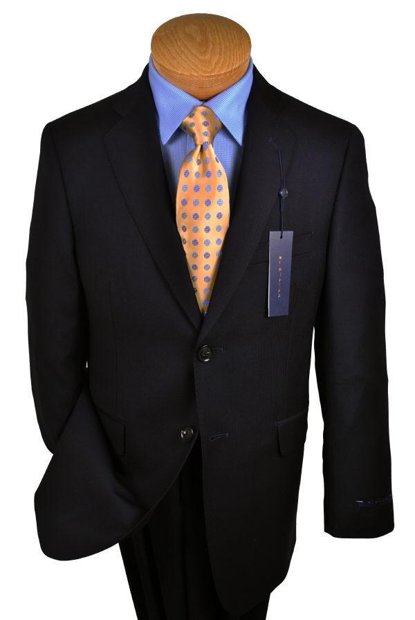 Elie Tahari 11227 100% Wool Boy's Suit - Tonal Stripe - Navy