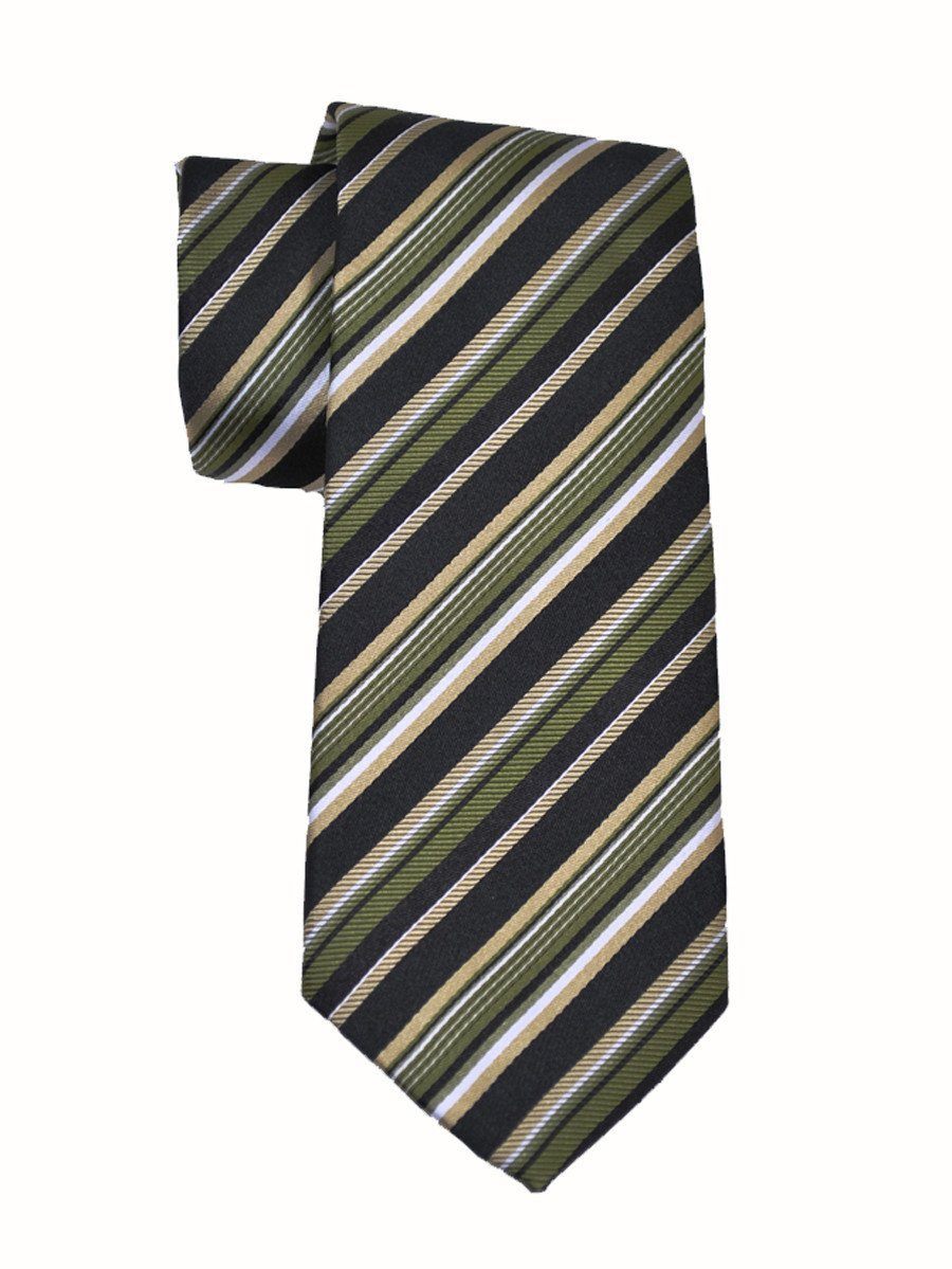 Boy's Tie 11440 Green/Black