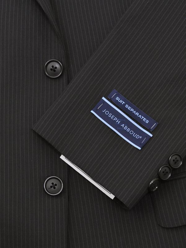 Joseph Abboud 12590 70% Polyester/30% Wool Boy's Suit Separate Jacket - Stripe - Black
