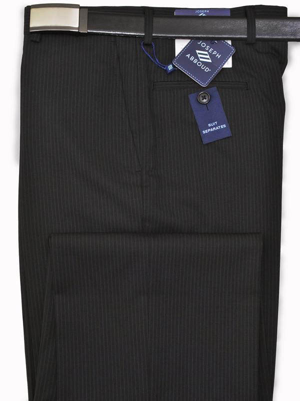 Joseph Abboud 12590P 70% Wool/ 30% Polyester Boy's Suit Separate Pant - Stripe - Black
