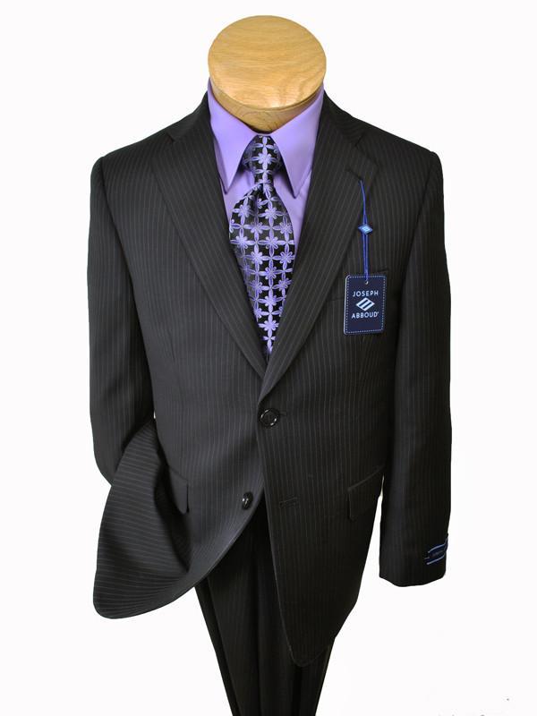 Joseph Abboud 12627 70% Wool/ 30% Polyester Boy's Suit - Stripe - Gray