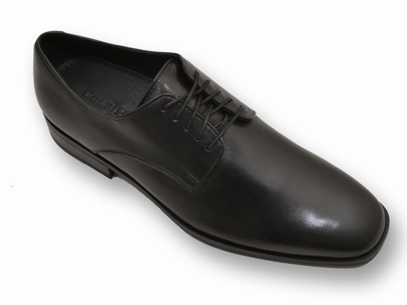 Cole Haan 12953 100% Leather Upper Boy's Shoe - Plain Oxford - Black