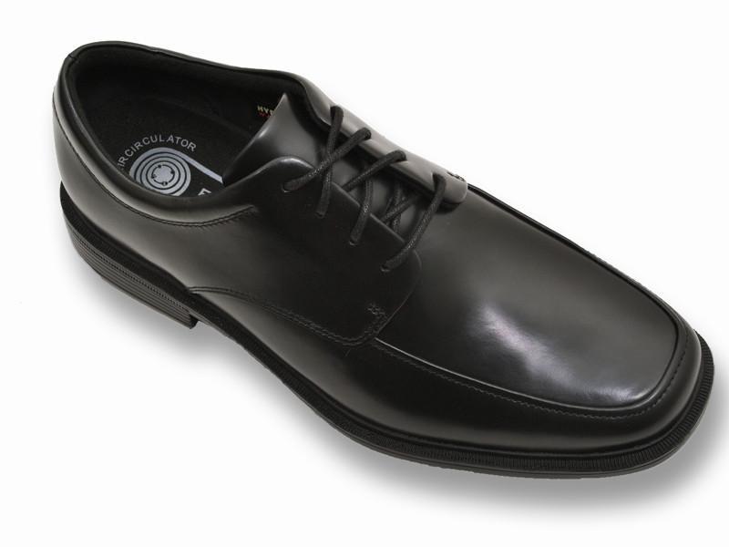 Rockport 12956 100% Leather Upper Boy's Shoe - Oxford - Black