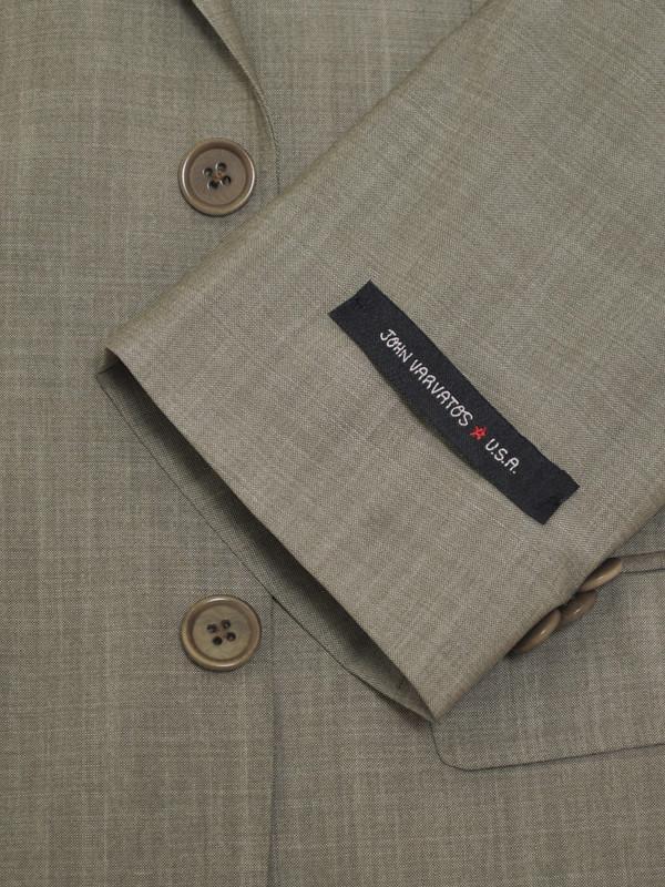 John Varvatos 13745 Tan Boy's Suit - Sharkskin - 100% Tropical Worsted Wool