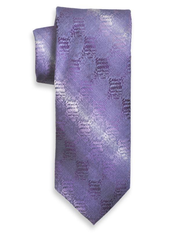 Heritage House 13983 100% Silk Boy's Tie - Neat - Blue / Purple