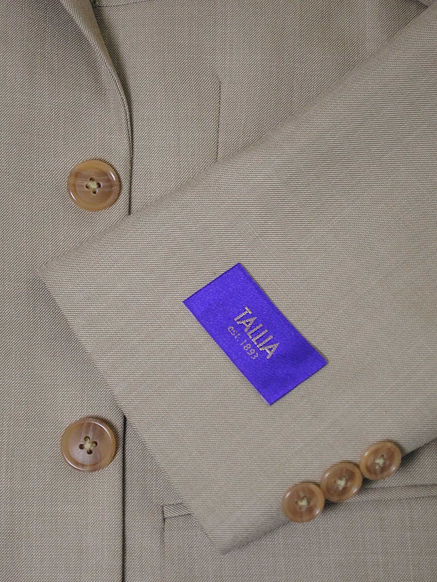 Tallia Purple 15848 80% Polyester/20% Rayon Boy's Suit - Sharkskin - Tan