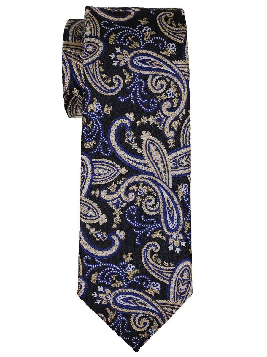 Boy's Tie 16064 Black/Gold/Blue