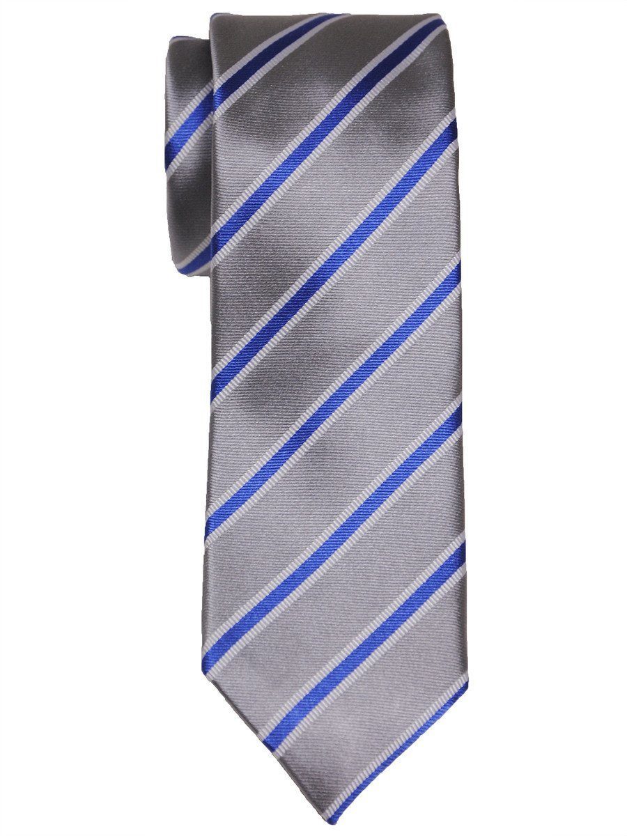 Boy's Tie 16070 Silver/Blue