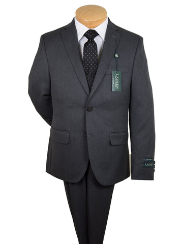 Image of Lauren Ralph Lauren 16254 65% Polyester/ 35% Rayon Boy's Suit Separates Jacket - Heather - Medium Gray