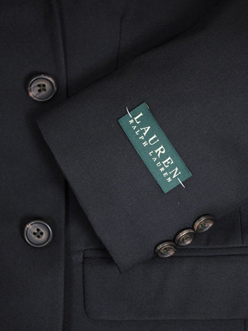 Image of Lauren Ralph Lauren 16261 65% Polyester/ 35% Rayon Boy's Suit Separates Jacket - Solid Gab - Black
