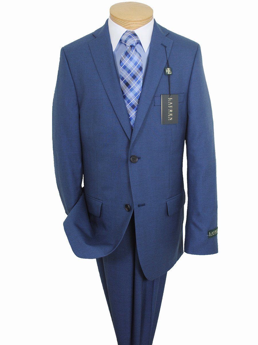 Lauren Ralph Lauren 16268 65% Polyester/ 35% Rayon Boy's Suit Separates Jacket - Solid Gab - Blue