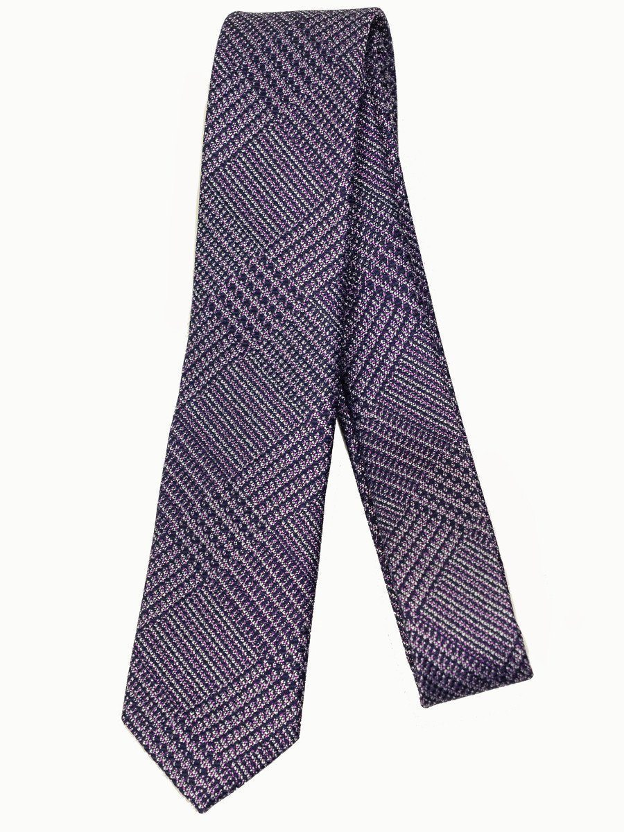Boy's Skinny Tie 17265 Purple/Navy