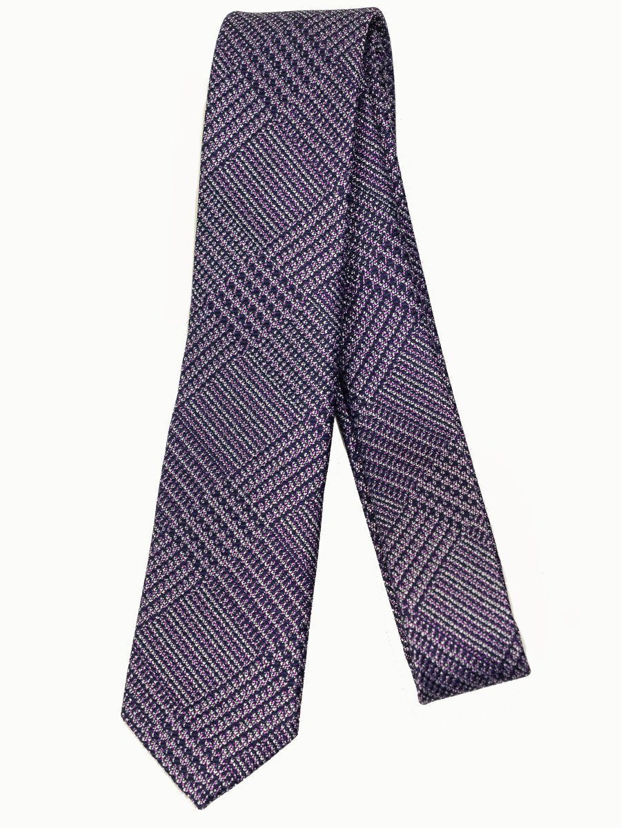 Boy's Skinny Tie 17265 Purple/Navy