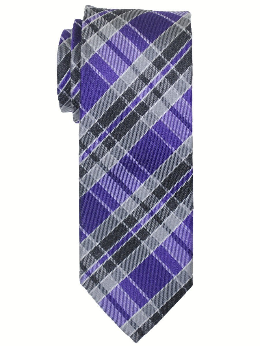 Boy's Tie 17510 Purple/Grey/Black Boys Tie Heritage House 
