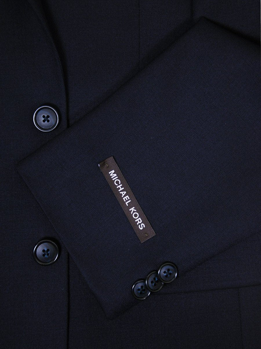 Michael Kors 17772 100% Tropical Worsted Wool Boy's Suit Separate Jacket - Solid Gabardine - Navy, 2-Button Single Breasted Boys Suit Separate Jacket Michael Kors