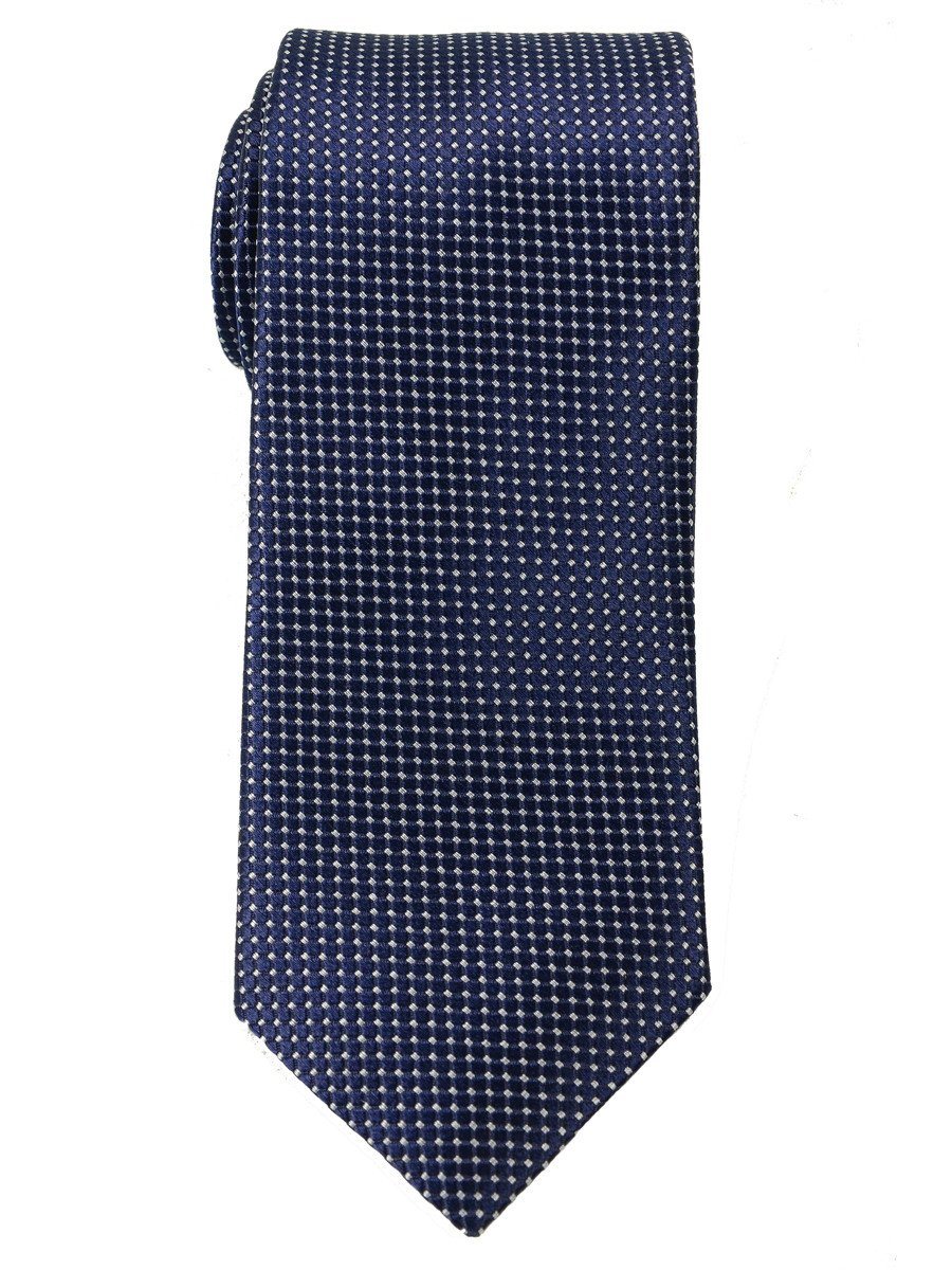 Heritage House 18819 100% Woven Silk Boy's Tie - Neat - Navy Boys Tie Heritage House