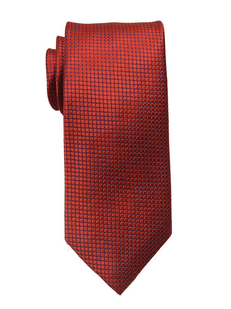 Heritage House 18821 100% Woven Silk Boy's Tie - Neat - Red Boys Tie Heritage House