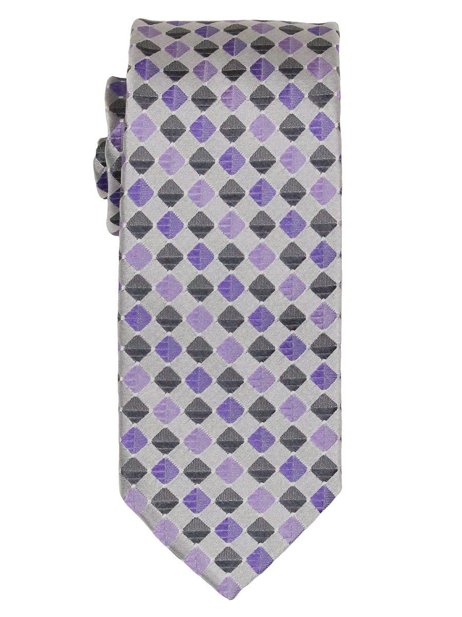 Boy's Tie 18845 Silver/Purple Boys Tie Heritage House 