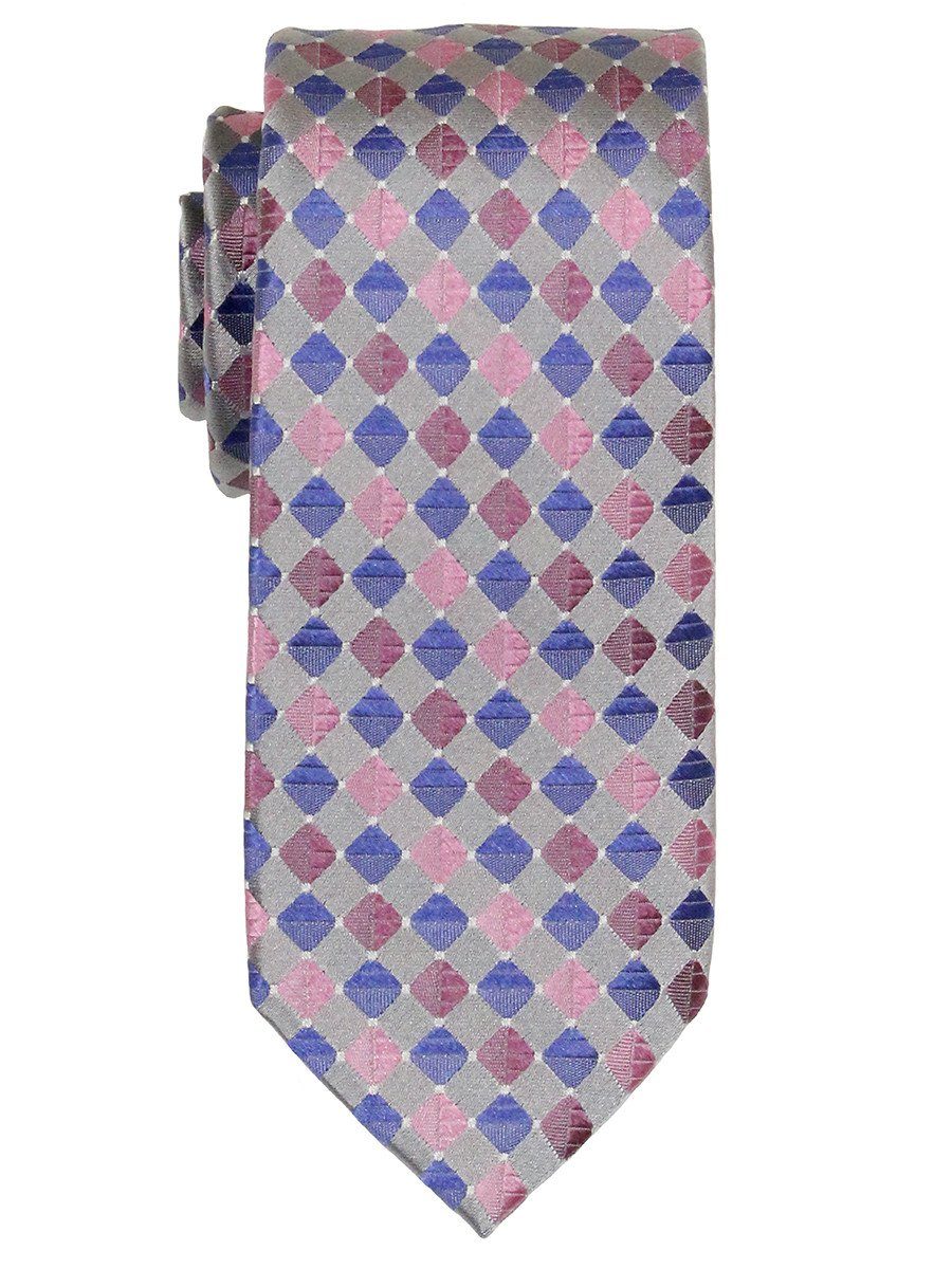 Boy's Tie 18847 Silver/Pink/Blue Boys Tie Heritage House